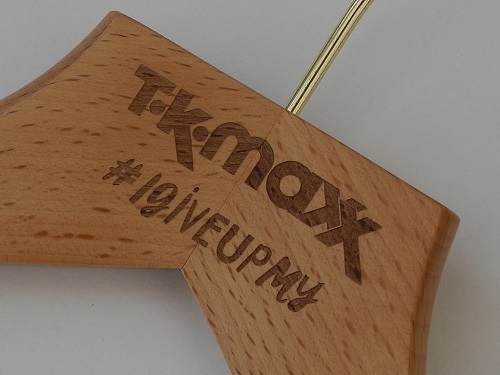 Laser Engraved Clothes Hangers, UK