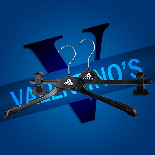 Branded, Custom, Printed Coat Hangers for Adidas