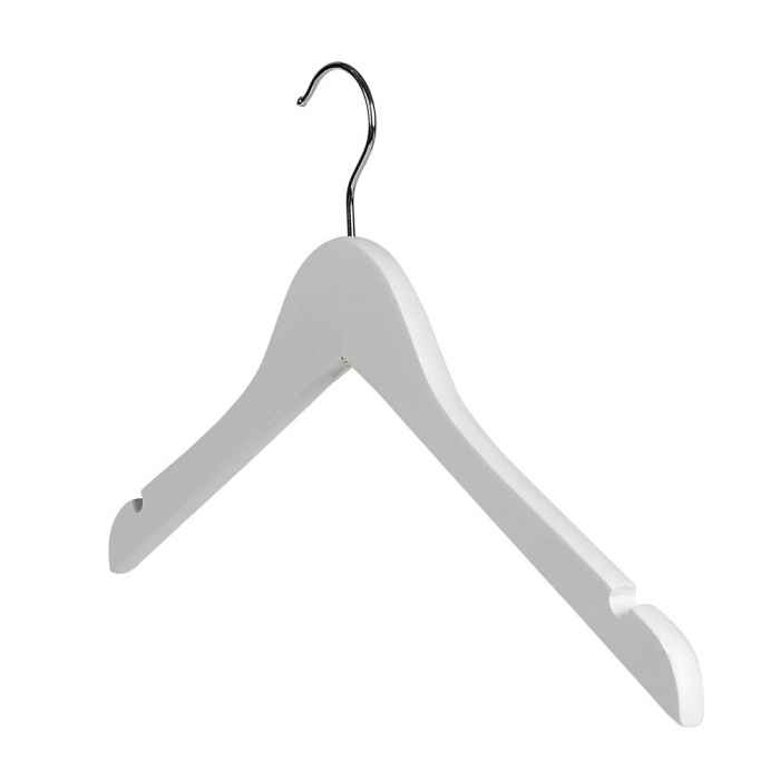 white coat hangers